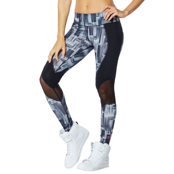 Zumba Mesh Leggings Size Medium & Small - Picture 1 of 1